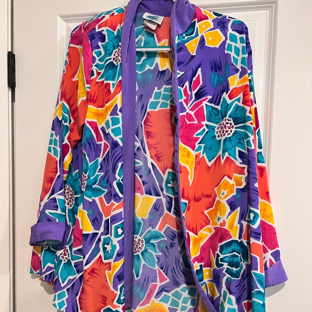 Vintage 80s Breezy Cardigan.